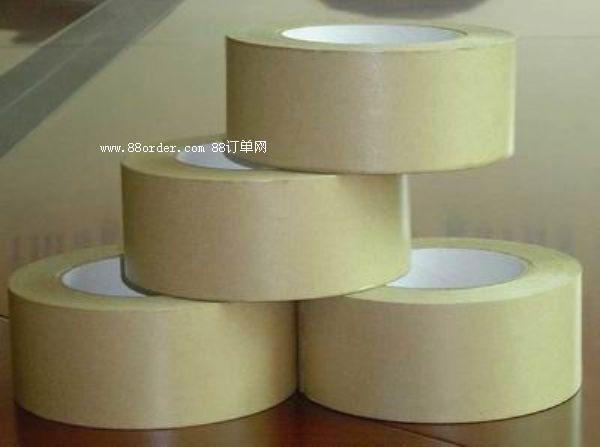 夾筋濕水牛皮紙膠帶、濕水牛皮紙膠帶